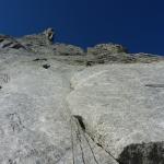 Primo tiro della via