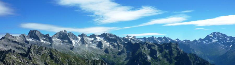 il Gruppo montuoso del Masino-Bragaglia dal Pizzo Badile al Mont Disgrazia