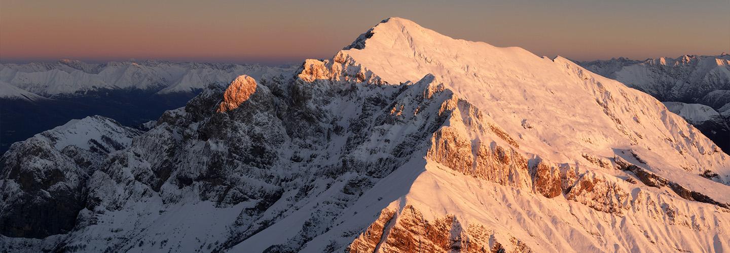 Il Grignone all’alba